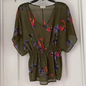 Anthropologie Deletta top size medium